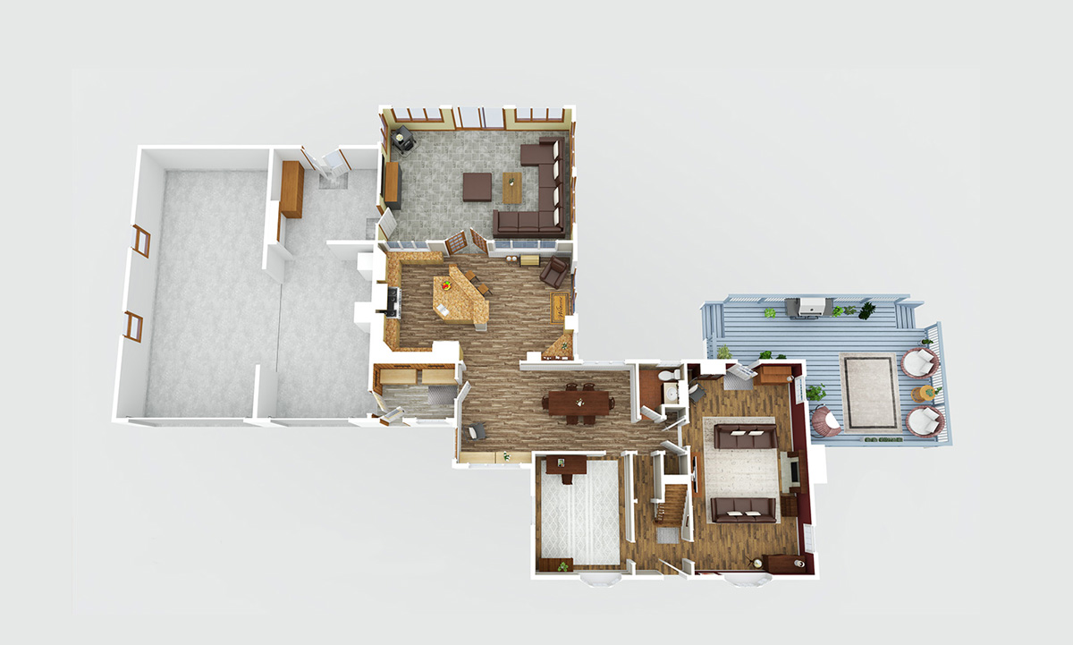 3D floor plan